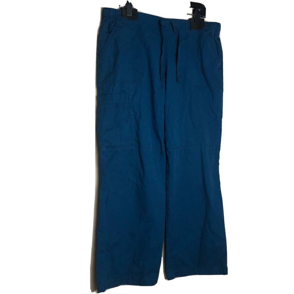 Carhartt Men's Teal Cargo Scrub‎ Pants Workwear Relaxed Fit XL Rip Stop Nurse RN